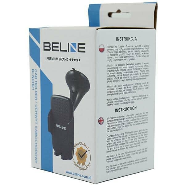 Beline Car Holder BLNCH01 3in1 αεραγωγός/ταμπλό/παρμπρίζ Μαύρο - Image 7