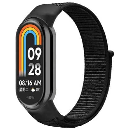 Beline Mi Band 9/8 NylonLoop λουράκι μαύρο