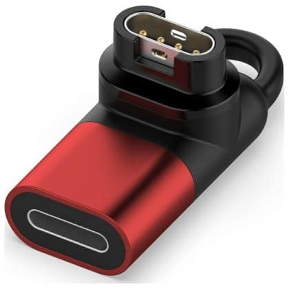 Προσαρμογέας Lightning Beline για Φόρτιση Ρολογιών Garmin κόκκινος