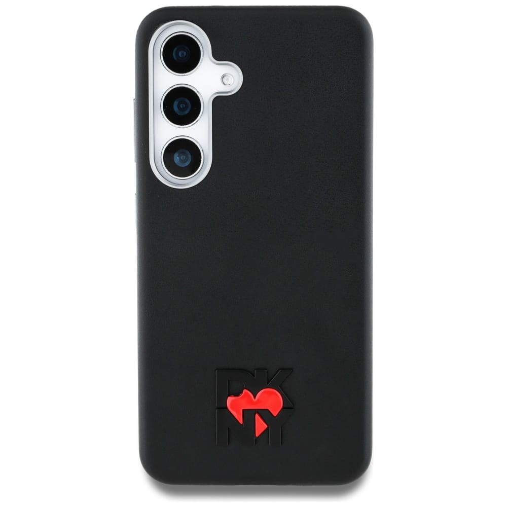DKNY Leather Heart of NY Case - θήκη για Samsung Galaxy S25 - Μαύρο - Image 3