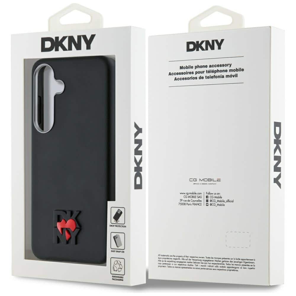 DKNY Leather Heart of NY Case - θήκη για Samsung Galaxy S25 - Μαύρο - Image 8