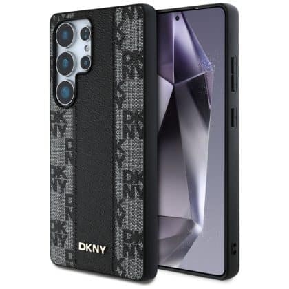 DKNY Checkered Pattern Magsafe - θήκη για Samsung Galaxy S25 Ultra - Μαύρο