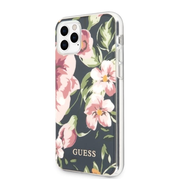 Guess Flower Collection - θήκη για Apple iPhone 11 Pro - Μπλε - Image 2