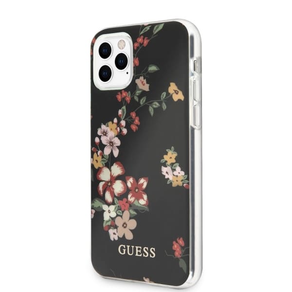 Guess Flower Collection - θήκη για Apple iPhone 11 Pro - Μαύρο - Image 2