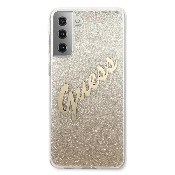 Guess Glitter Gradient Script - θήκη για Samsung Galaxy S21+ 5G - Πολύχρωμο - Image 3