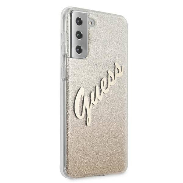 Guess Glitter Gradient Script - θήκη για Samsung Galaxy S21+ 5G - Πολύχρωμο - Image 4