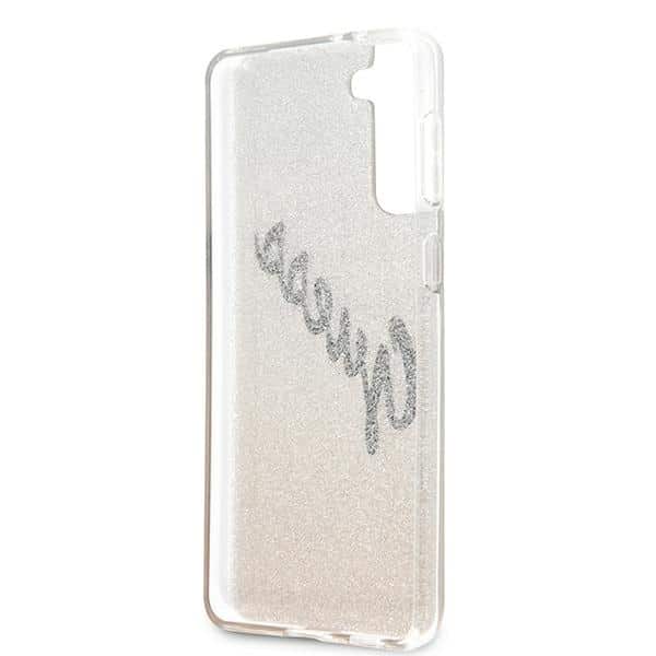 Guess Glitter Gradient Script - θήκη για Samsung Galaxy S21+ 5G - Πολύχρωμο - Image 7