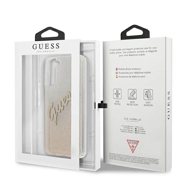 Guess Glitter Gradient Script - θήκη για Samsung Galaxy S21+ 5G - Πολύχρωμο - Image 8