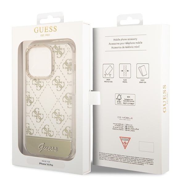 Guess Pattern Script - θήκη για Apple iPhone 14 Pro - Πολύχρωμο - Image 8