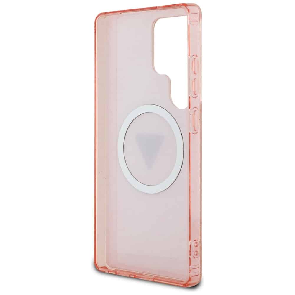 Guess Glitter Triangle - θήκη για Samsung Galaxy S25 Ultra - Ροζ - Image 7