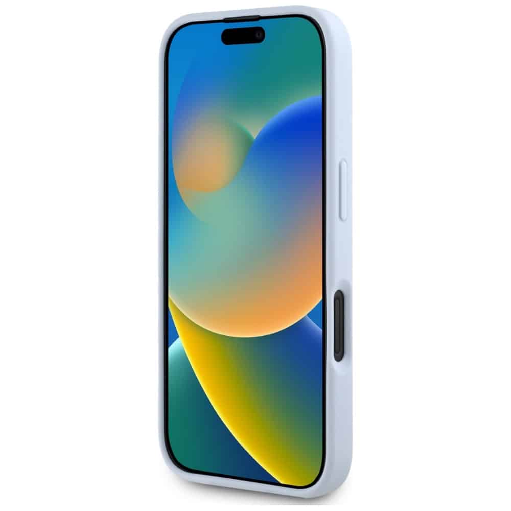 Guess Grained Big 4G Logo Small Classic Logo - θήκη για Apple iPhone 16 - Μπλε - Image 5