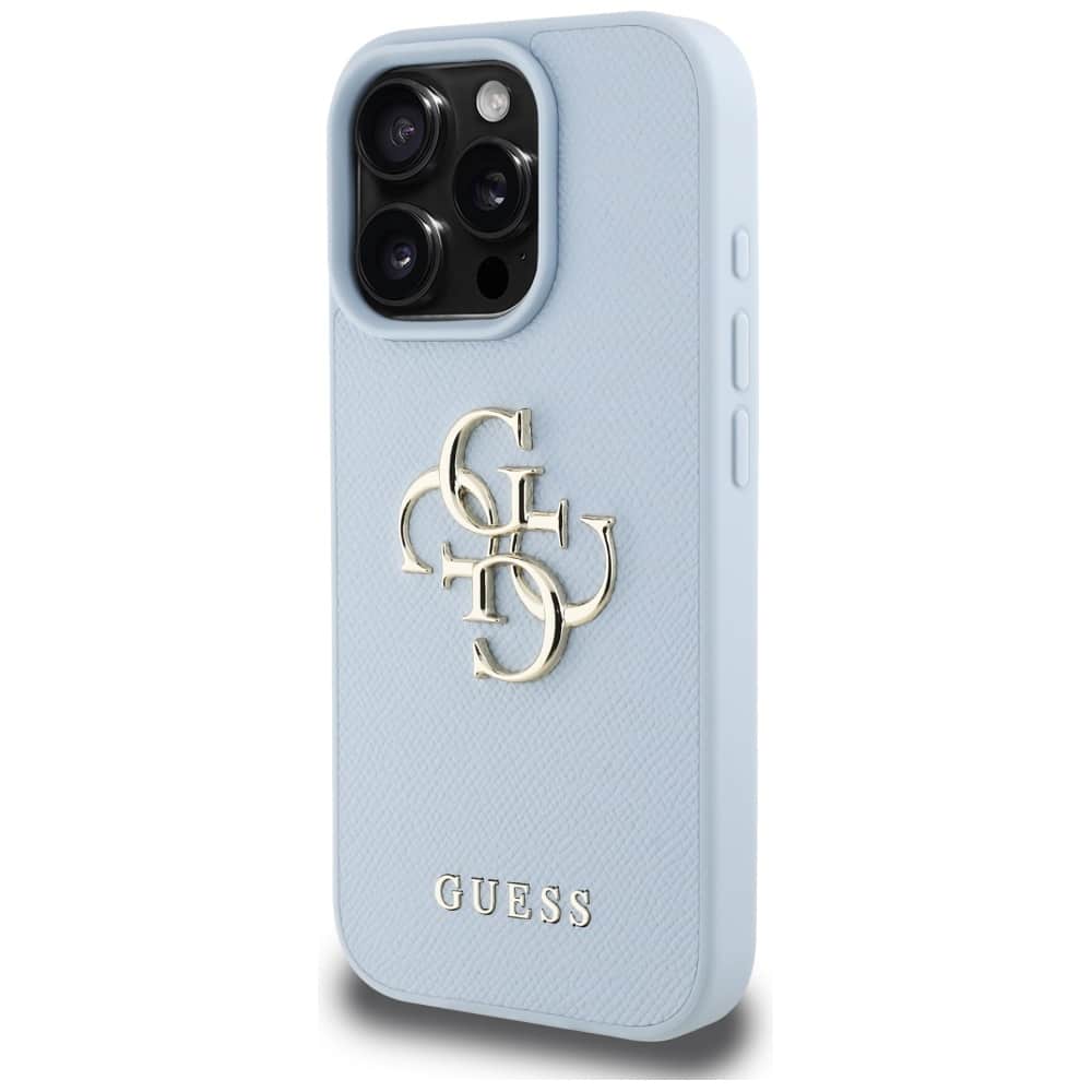 Guess Grained Big 4G Logo Small Classic Logo - θήκη για Apple iPhone 16 Pro - Μπλε - Image 2
