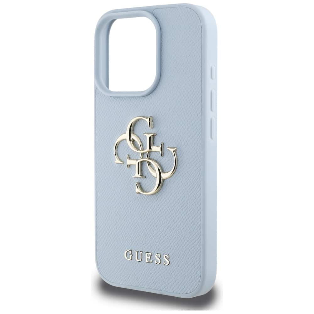 Guess Grained Big 4G Logo Small Classic Logo - θήκη για Apple iPhone 16 Pro - Μπλε - Image 6