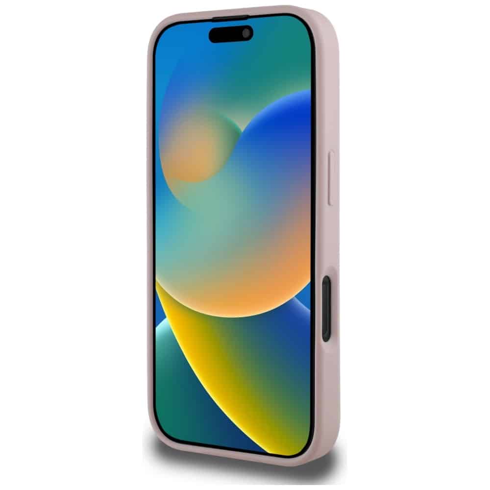 Guess Grained Big 4G Logo Small Classic Logo - θήκη για Apple iPhone 16 Pro - Ροζ - Image 5