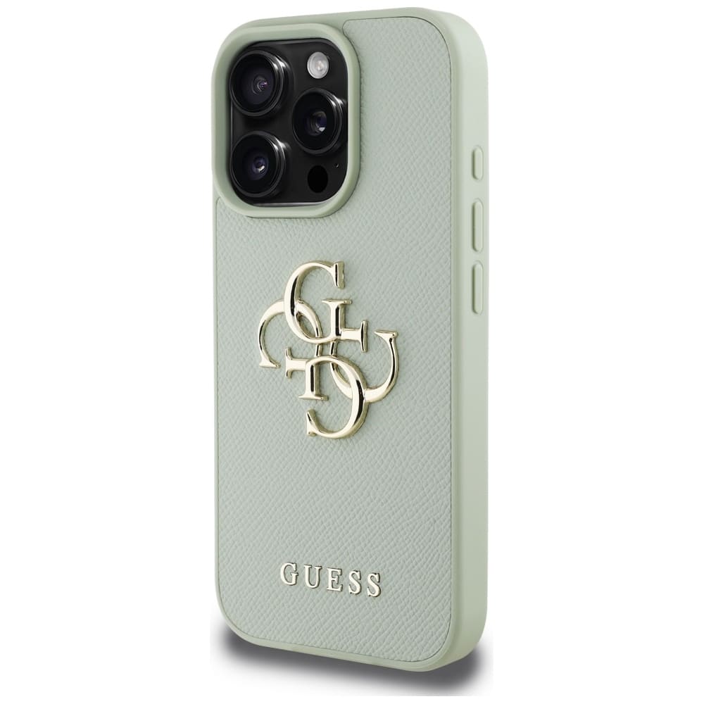 Guess Grained Big 4G Logo Small Classic Logo - θήκη για Apple iPhone 16 Pro - Πράσινο - Image 2