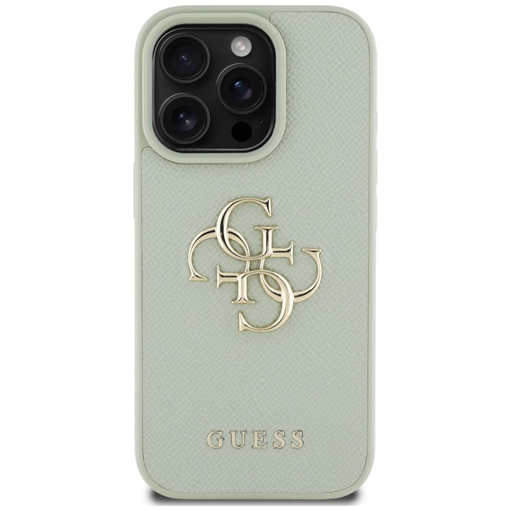 Guess Grained Big 4G Logo Small Classic Logo - θήκη για Apple iPhone 16 Pro - Πράσινο - Image 3
