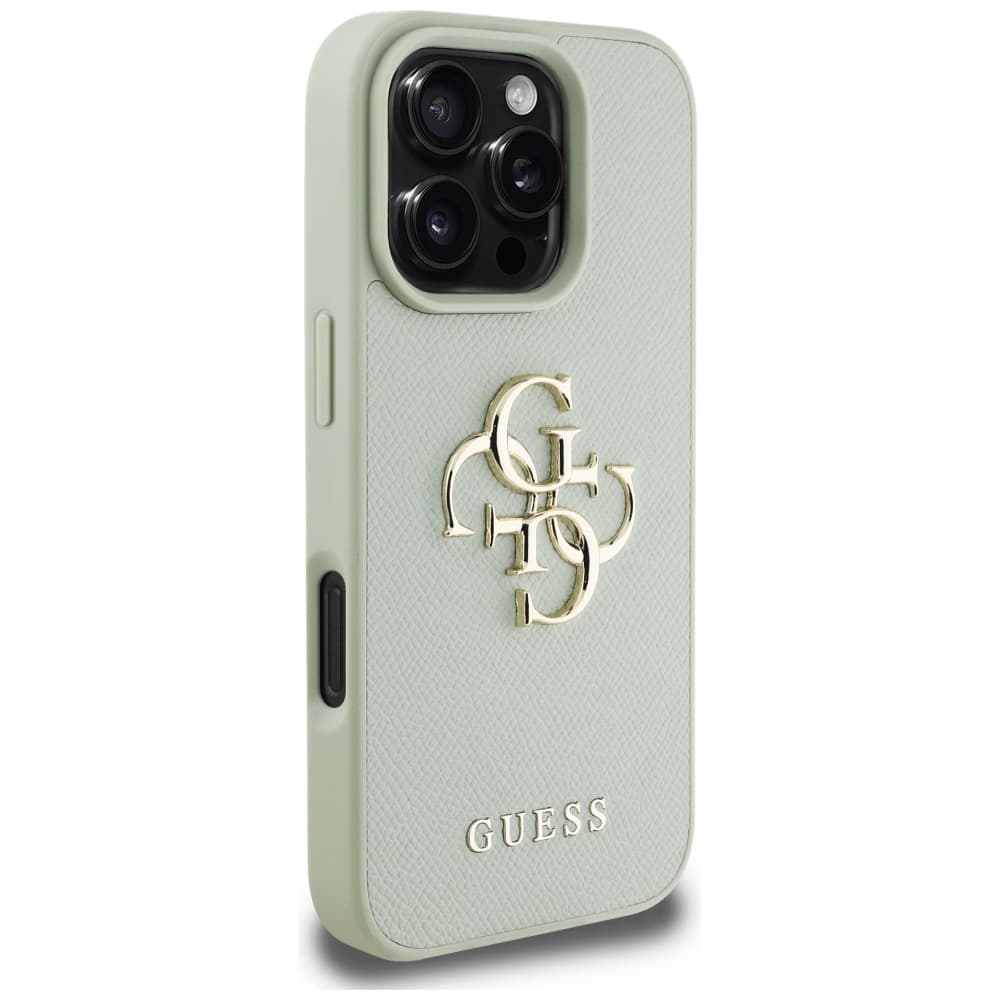 Guess Grained Big 4G Logo Small Classic Logo - θήκη για Apple iPhone 16 Pro - Πράσινο - Image 4