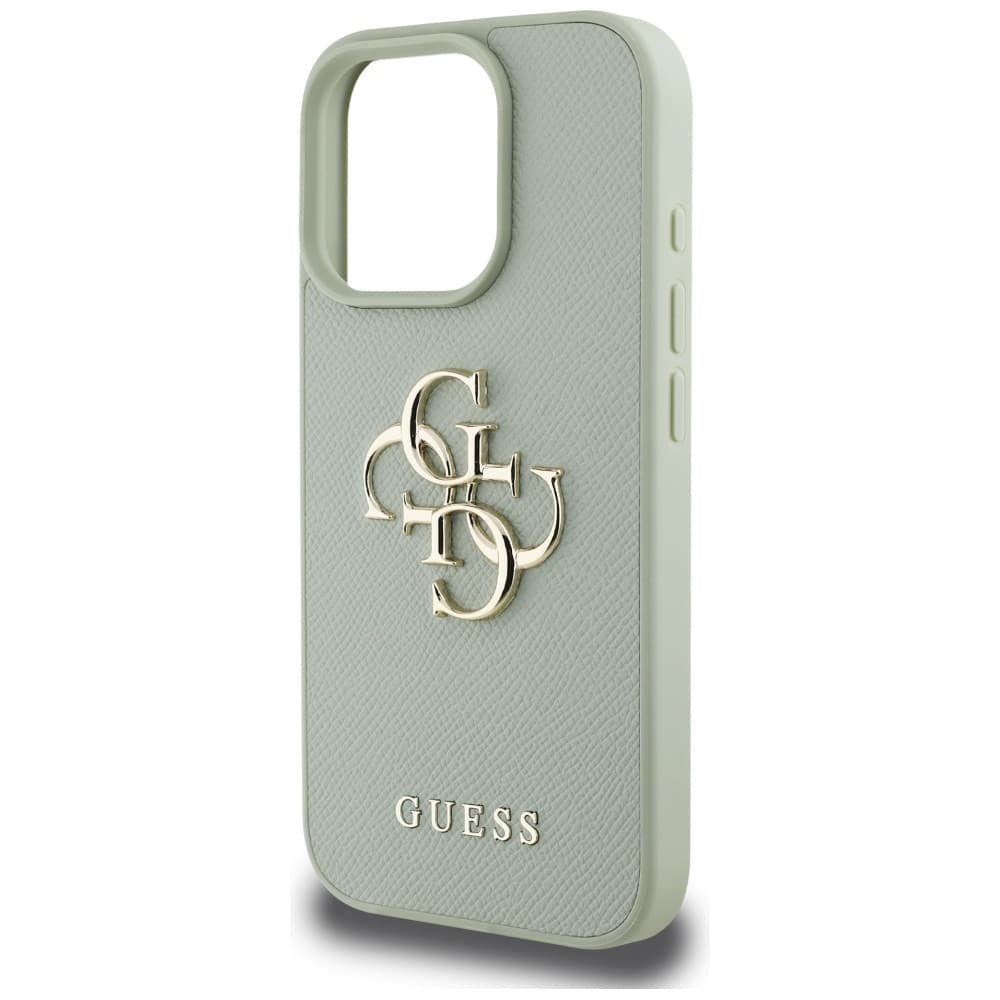 Guess Grained Big 4G Logo Small Classic Logo - θήκη για Apple iPhone 16 Pro - Πράσινο - Image 6