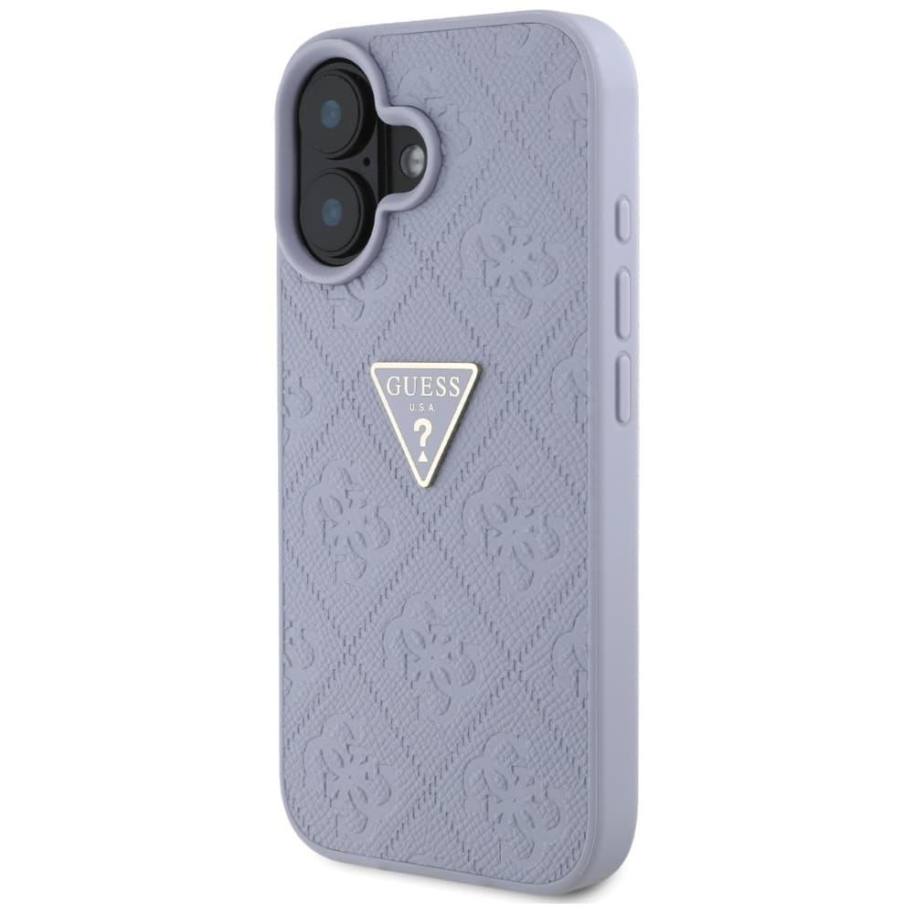 Guess Triangle Metal Logo - θήκη για Apple iPhone 16 - Μωβ - Image 2