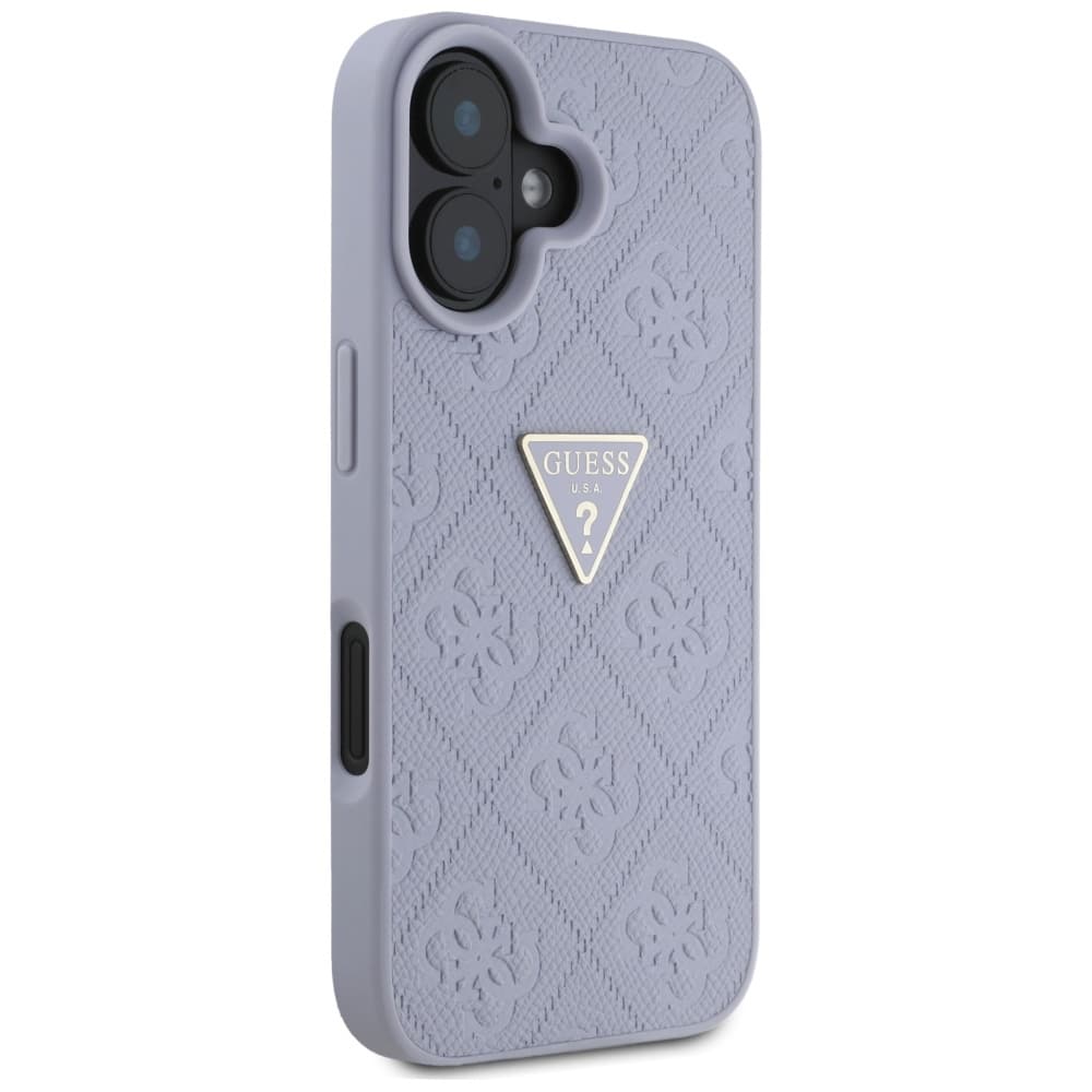 Guess Triangle Metal Logo - θήκη για Apple iPhone 16 - Μωβ - Image 4