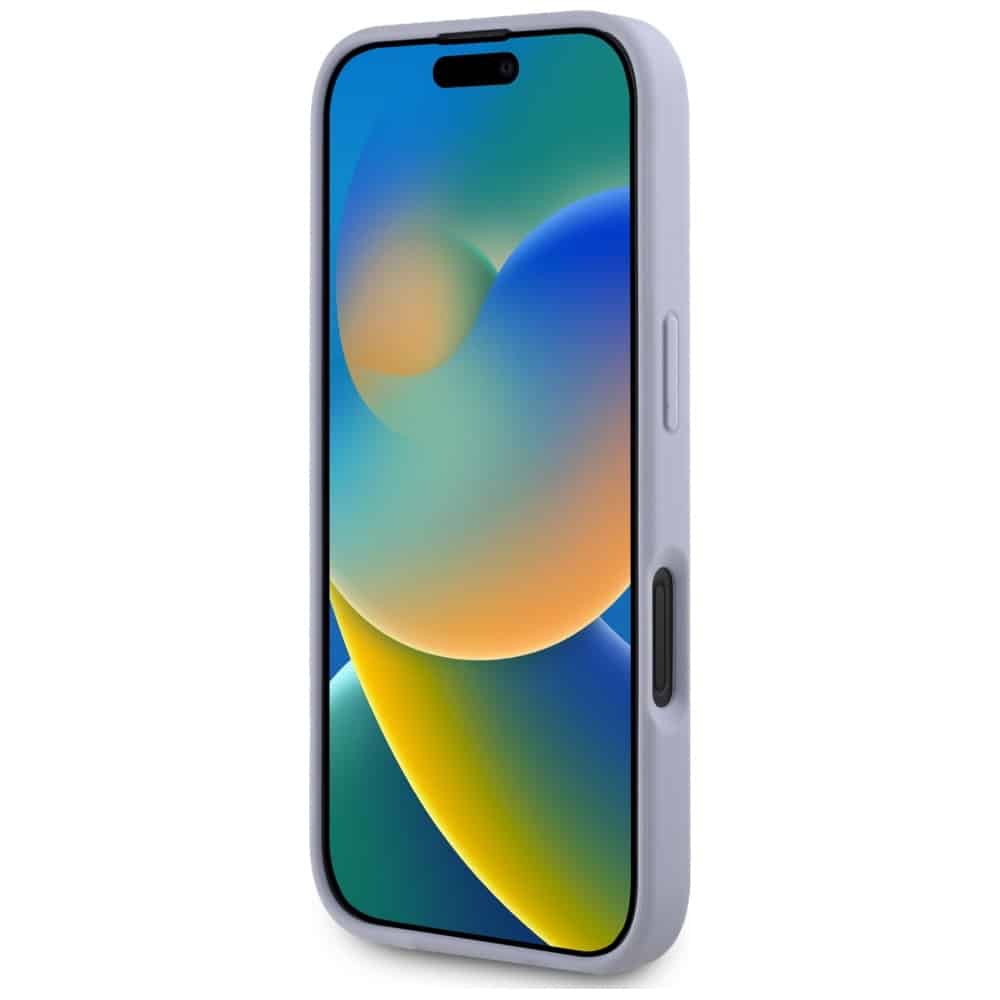Guess Triangle Metal Logo - θήκη για Apple iPhone 16 - Μωβ - Image 5