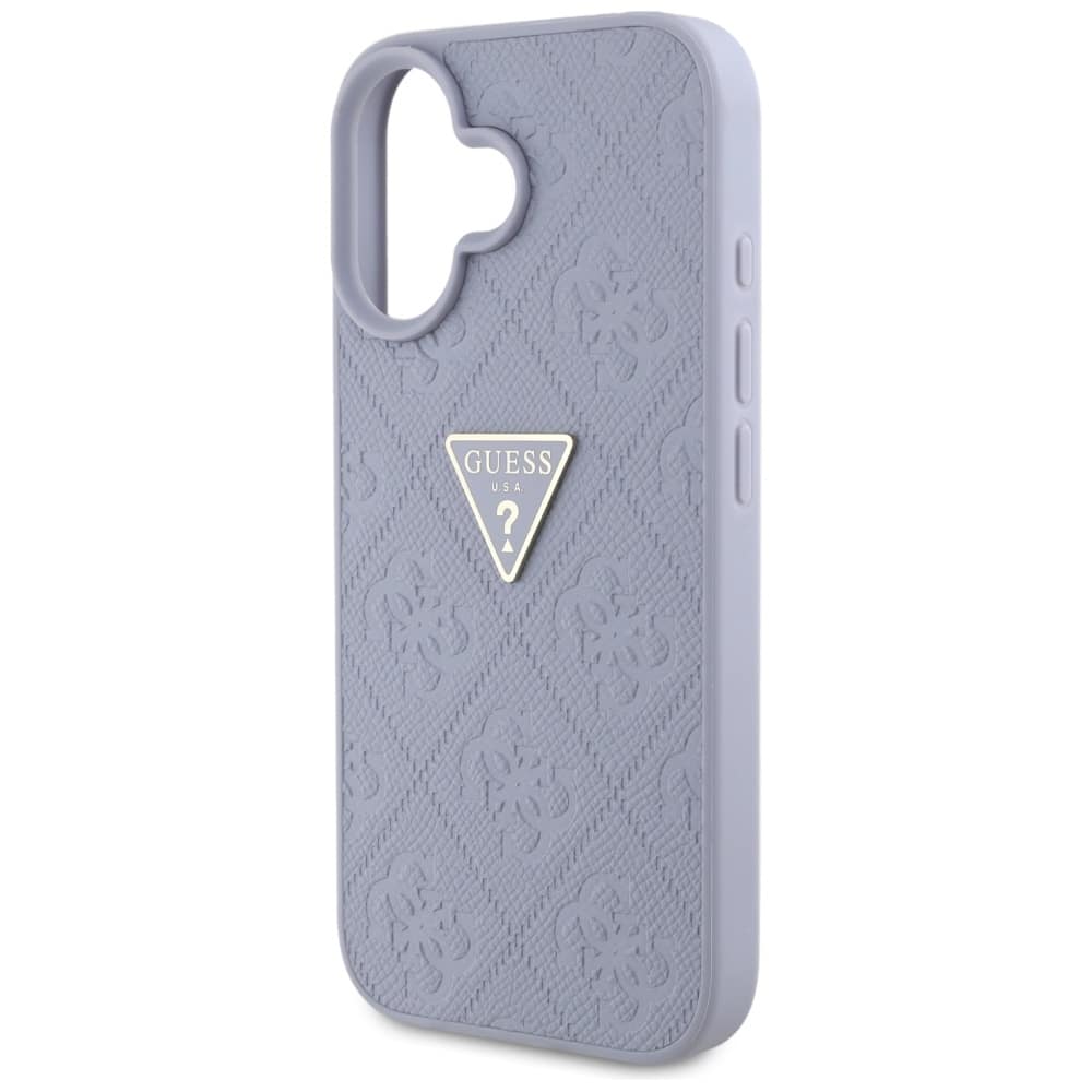 Guess Triangle Metal Logo - θήκη για Apple iPhone 16 - Μωβ - Image 6