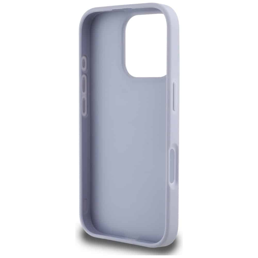 Guess Hot Stamp 4G Pattern Triangle Metal Logo - θήκη για Apple iPhone 16 Pro Max - Μωβ - Image 7