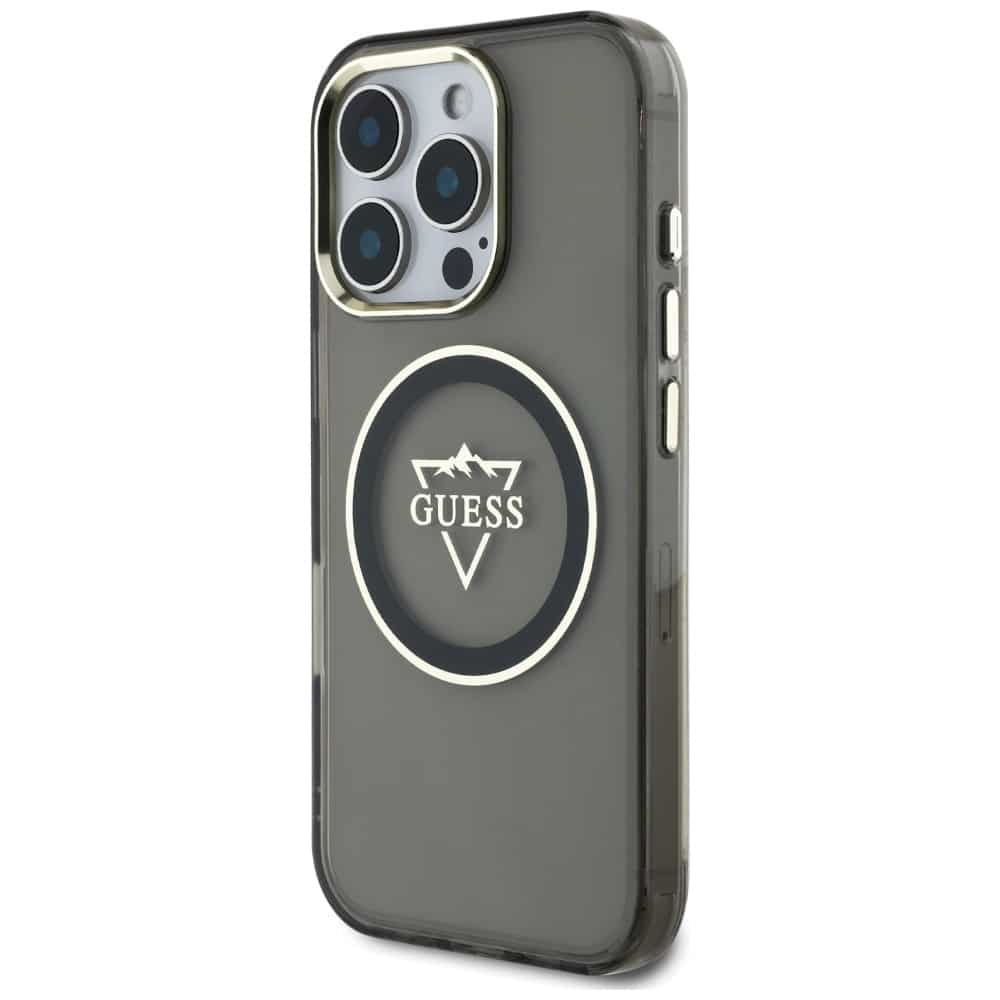 Guess IML Metal Mountain Logo MagSafe - θήκη για Apple iPhone 16 Pro Max - Μαύρο - Image 2