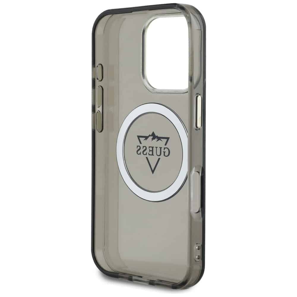 Guess IML Metal Mountain Logo MagSafe - θήκη για Apple iPhone 16 Pro Max - Μαύρο - Image 7