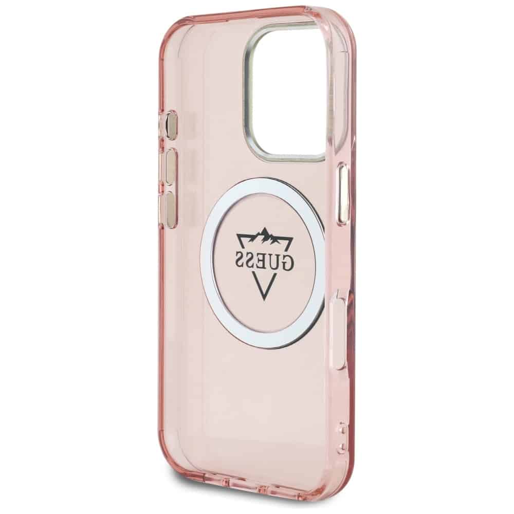 Guess IML Metal Mountain Logo MagSafe - θήκη για Apple iPhone 16 Pro Max - Ροζ - Image 7