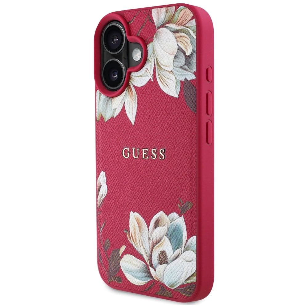 Guess Grained Printed Flower Pattern Magsafe - θήκη για Apple iPhone 16 - Πολύχρωμο - Image 2