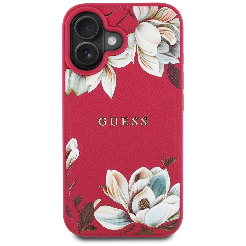 Guess Grained Printed Flower Pattern Magsafe - θήκη για Apple iPhone 16 - Πολύχρωμο - Image 3