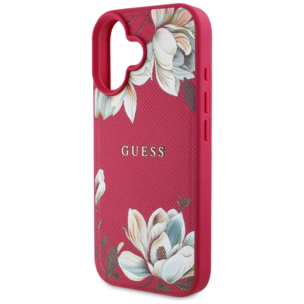 Guess Grained Printed Flower Pattern Magsafe - θήκη για Apple iPhone 16 - Πολύχρωμο - Image 6
