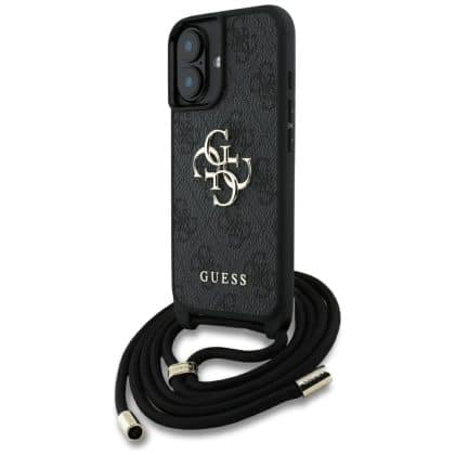 Guess Big Metal Logo - θήκη για Apple iPhone 16 - Μαύρο