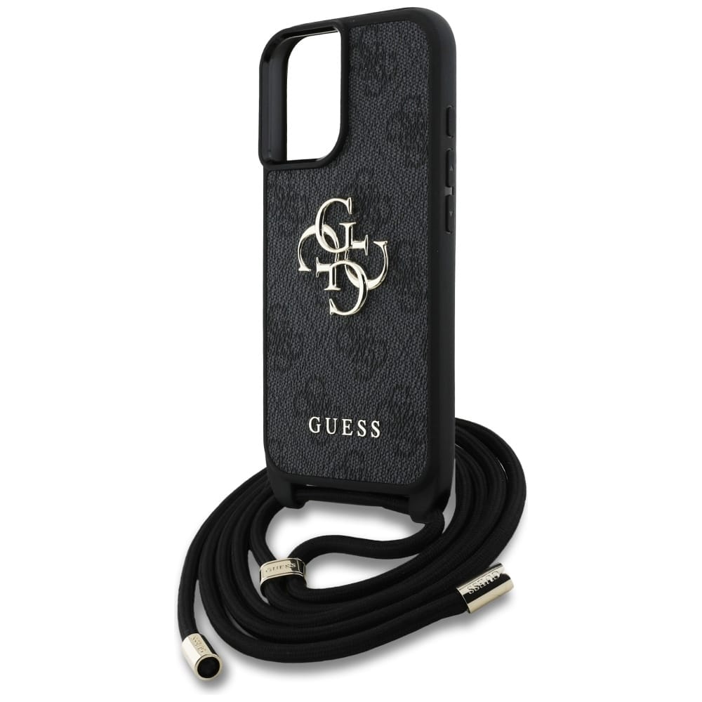 Guess Big Metal Logo - θήκη για Apple iPhone 16 - Μαύρο - Image 5