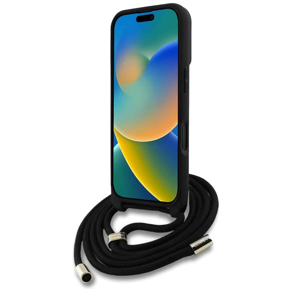 Guess Big Metal Logo - θήκη για Apple iPhone 16 Plus - Μαύρο - Image 4
