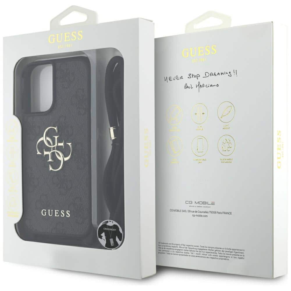 Guess Big Metal Logo - θήκη για Apple iPhone 16 Plus - Μαύρο - Image 7