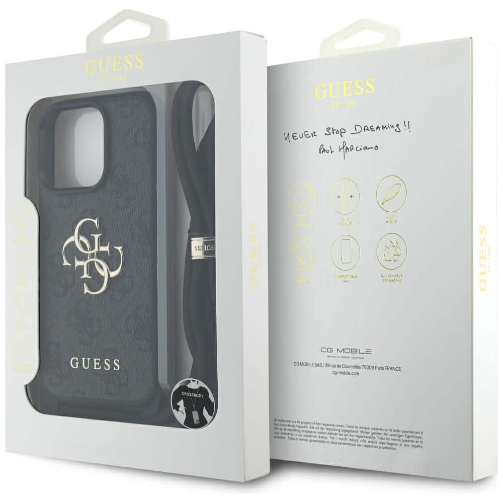 Guess Big Metal Logo - θήκη για Apple iPhone 16 Pro Max - Μαύρο - Image 7