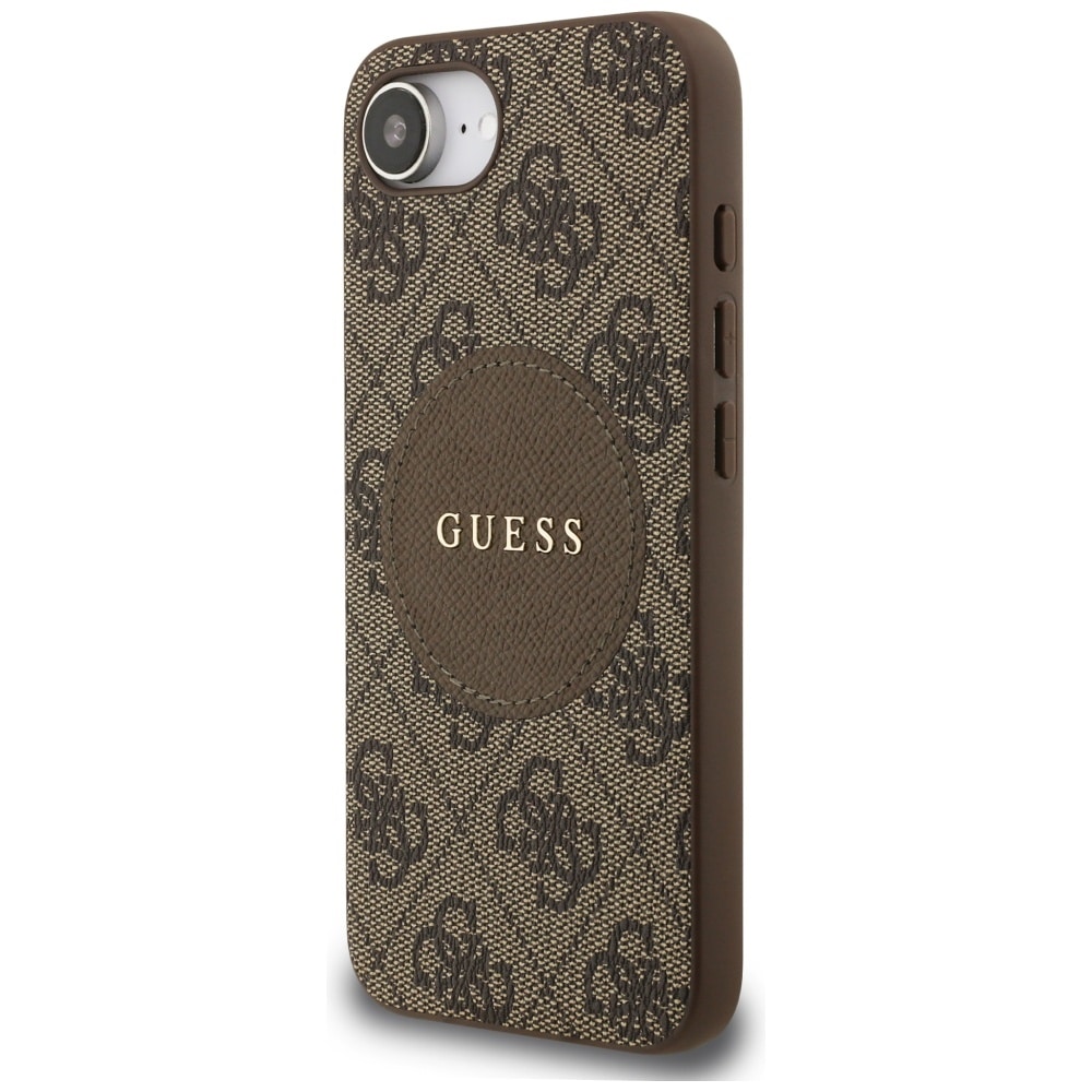 Guess 4G Circle Classic Logo MagSafe - θήκη για Apple iPhone 16e - Καφέ - Image 2