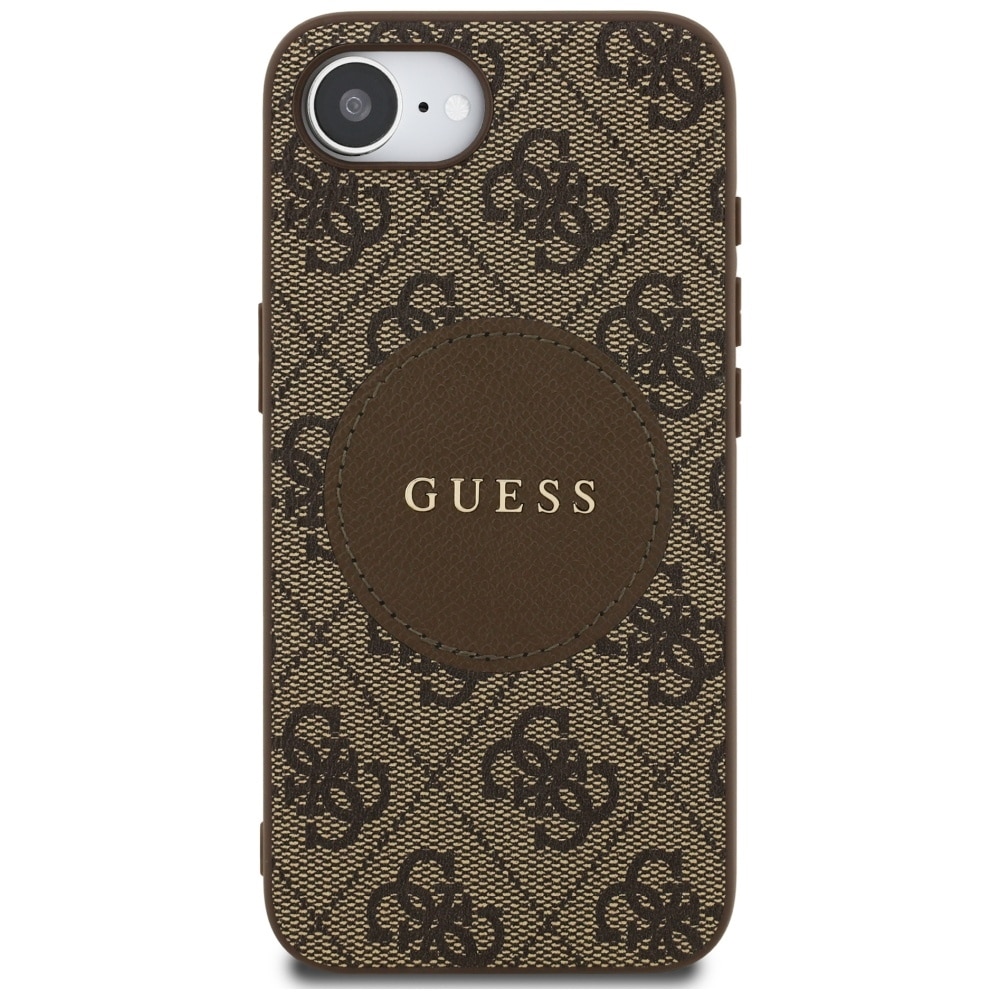 Guess 4G Circle Classic Logo MagSafe - θήκη για Apple iPhone 16e - Καφέ - Image 3