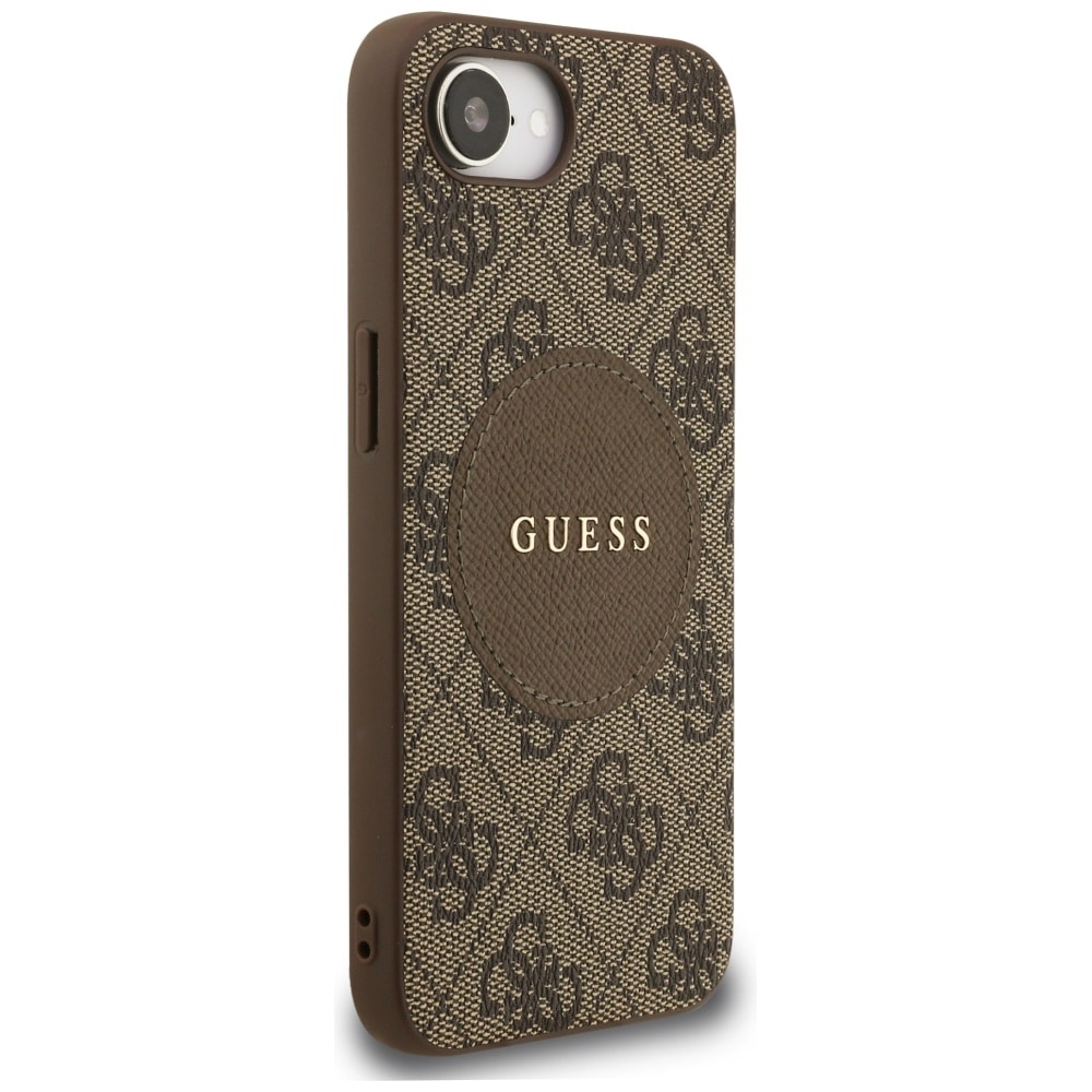 Guess 4G Circle Classic Logo MagSafe - θήκη για Apple iPhone 16e - Καφέ - Image 4