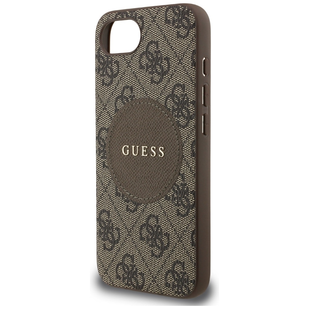 Guess 4G Circle Classic Logo MagSafe - θήκη για Apple iPhone 16e - Καφέ - Image 6