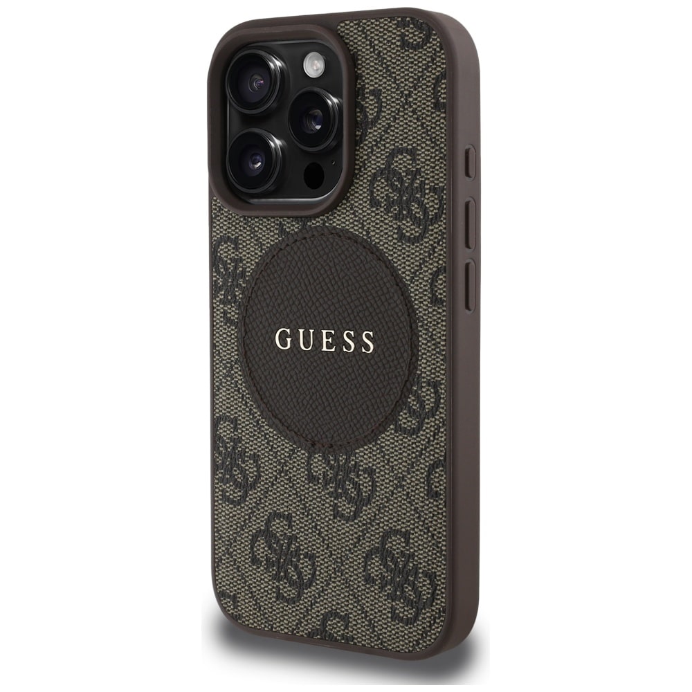 Guess 4G Circle Classic Logo MagSafe - θήκη για Apple iPhone 16 Pro - Καφέ - Image 2