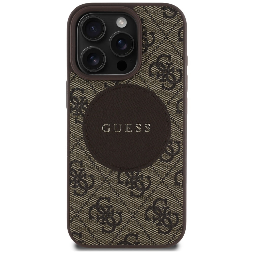 Guess 4G Circle Classic Logo MagSafe - θήκη για Apple iPhone 16 Pro - Καφέ - Image 3