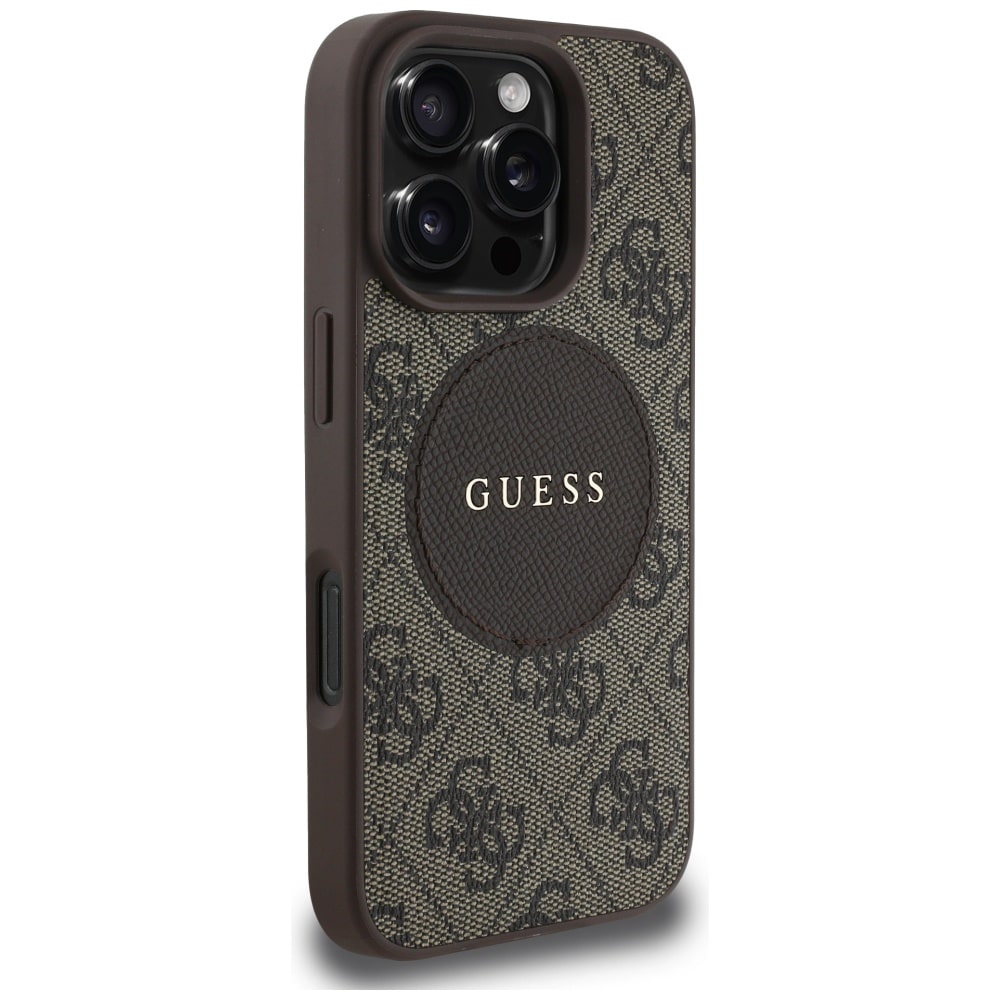 Guess 4G Circle Classic Logo MagSafe - θήκη για Apple iPhone 16 Pro - Καφέ - Image 4