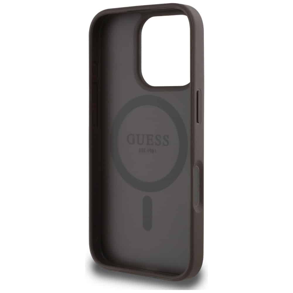 Guess 4G Circle Classic Logo MagSafe - θήκη για Apple iPhone 16 Pro - Καφέ - Image 7