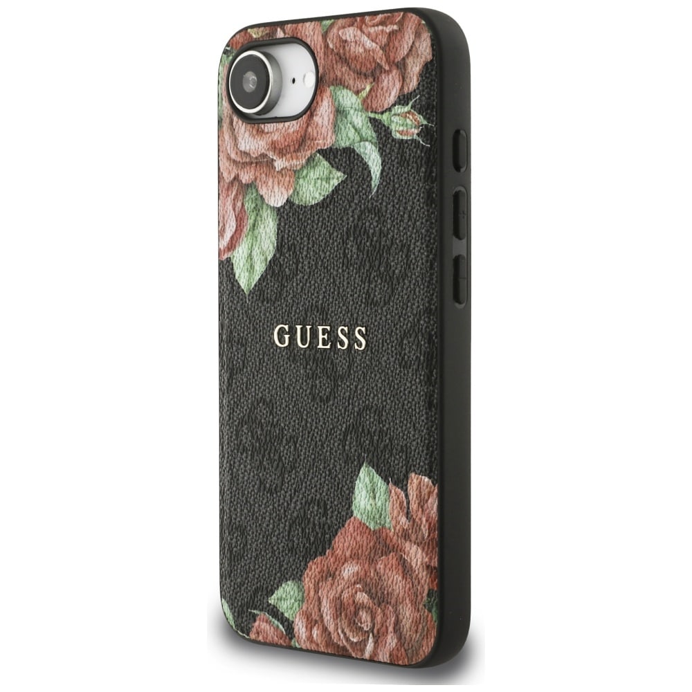 Guess 4G Flowers Print MagSafe - θήκη για Apple iPhone 16e - Μαύρο - Image 2