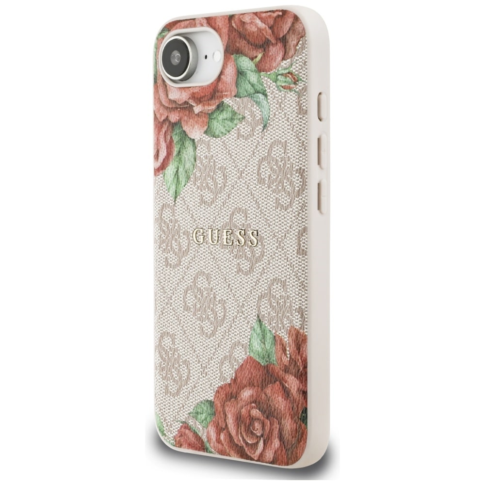 Guess 4G Flowers Print MagSafe - θήκη για Apple iPhone 16e - Ροζ - Image 2