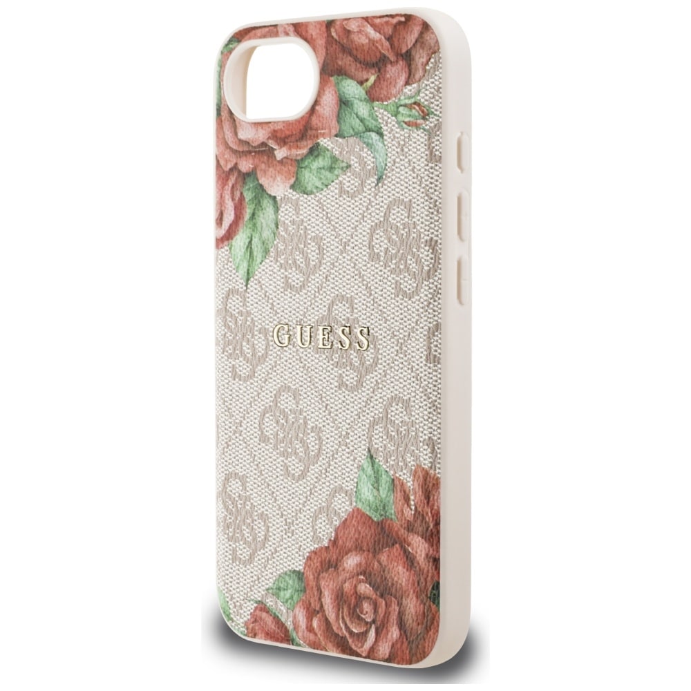 Guess 4G Flowers Print MagSafe - θήκη για Apple iPhone 16e - Ροζ - Image 6