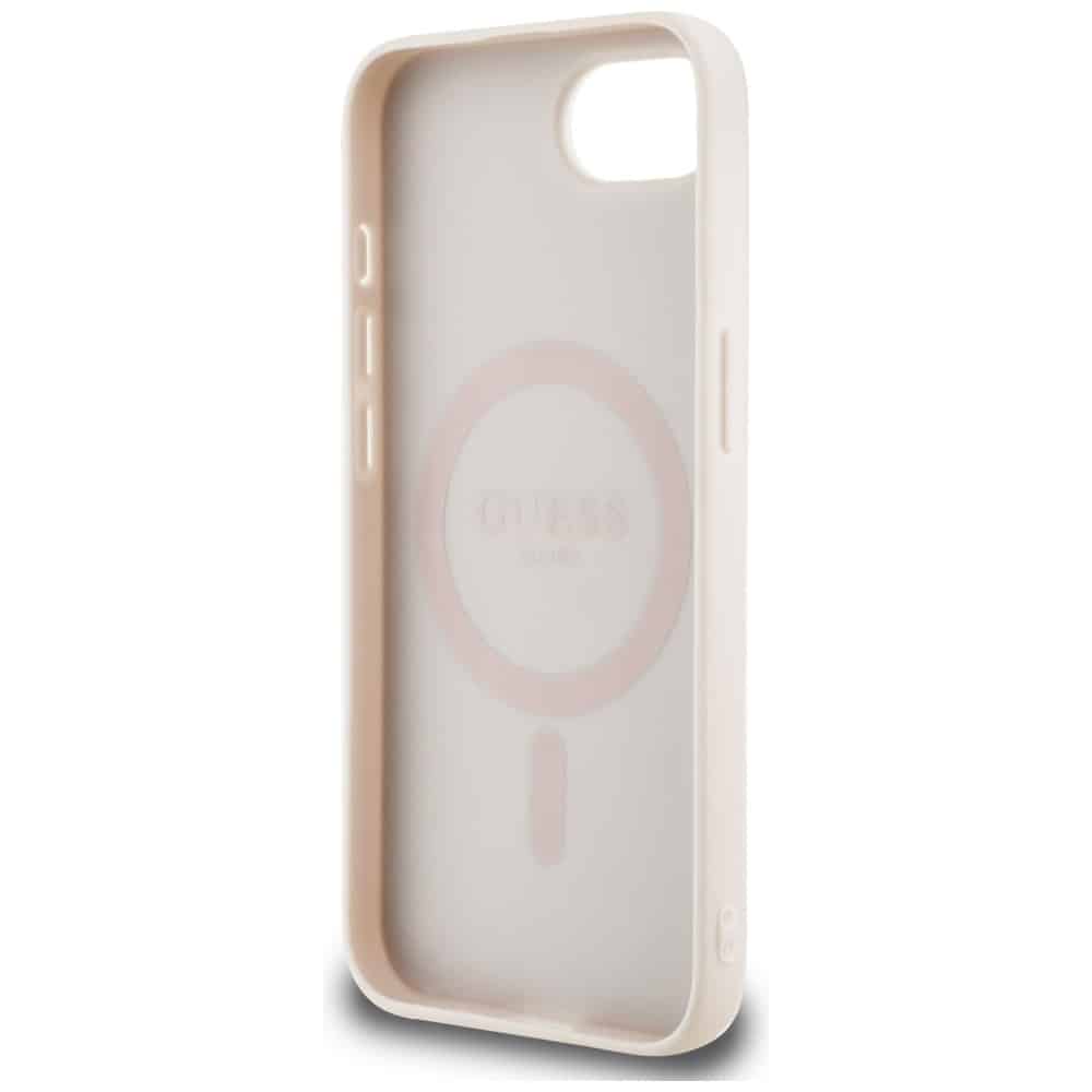 Guess 4G Flowers Print MagSafe - θήκη για Apple iPhone 16e - Ροζ - Image 7